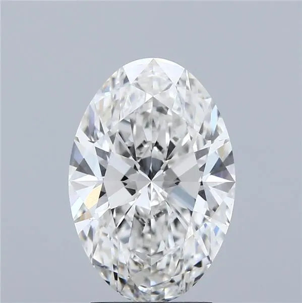 3.00ct Oval Lab Grown Diamond (Colour F, Clarity VVS2, IGI Certified)