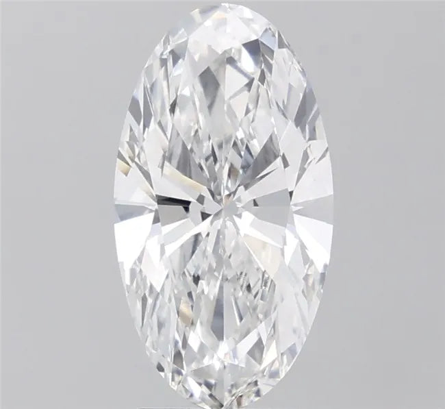 3.00ct Oval Lab Grown Diamond (Colour F, Clarity VVS2, IGI Certified)