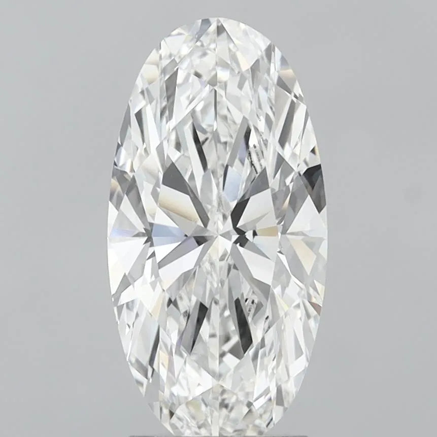 3.00ct Oval Lab Grown Diamond (Colour F, Clarity VVS2, IGI Certified)