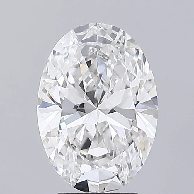 3.00ct Oval Lab Grown Diamond (Colour F, Clarity VVS2, IGI Certified)