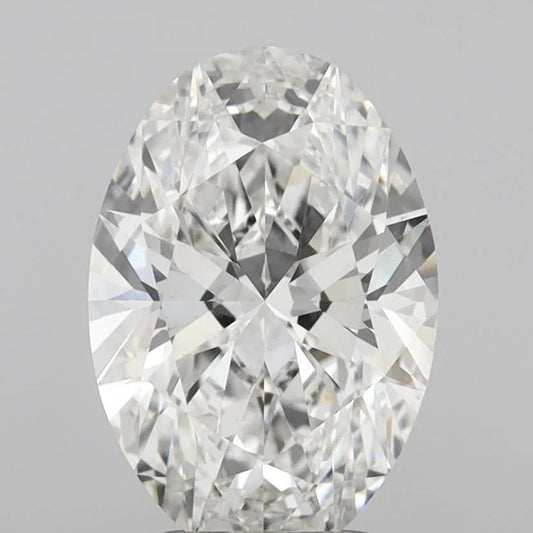 3.00ct Oval Lab Grown Diamond (Colour F, Clarity VVS2, IGI Certified)