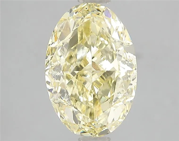 3.00ct Oval Lab Grown Diamond (Colour Fancy Intense Yellow, Clarity VS1, IGI Certified)