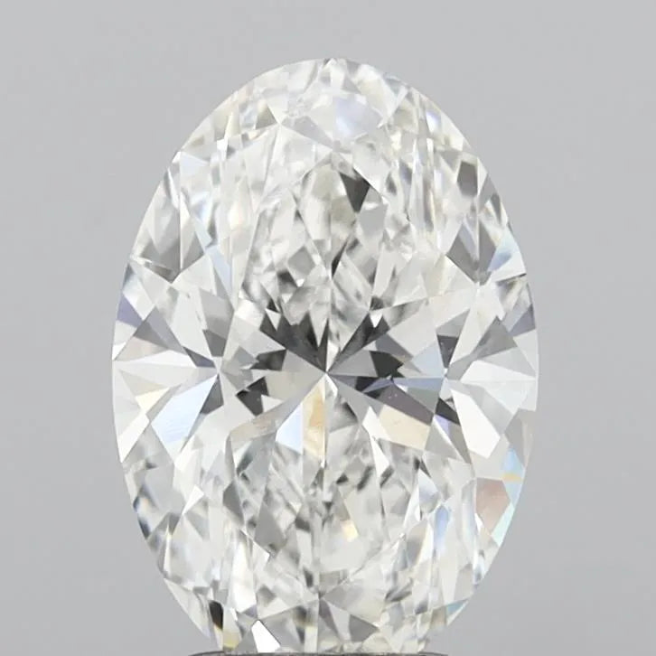 3.00ct Oval Lab Grown Diamond (Colour G, Clarity VS1, IGI Certified)