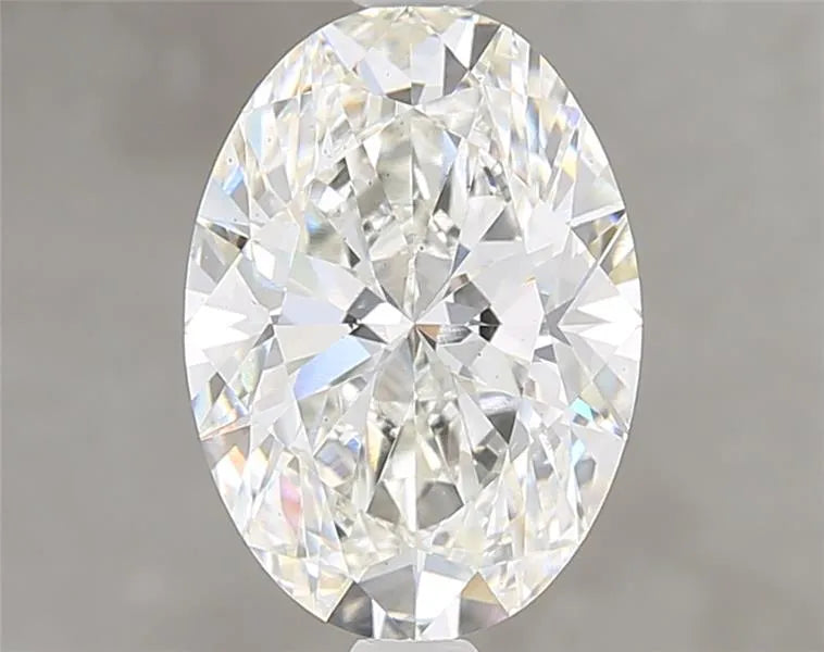 3.00ct Oval Lab Grown Diamond (Colour G, Clarity VS2, IGI Certified)