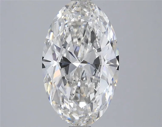 3.00ct Oval Lab Grown Diamond (Colour G, Clarity VS2, IGI Certified)