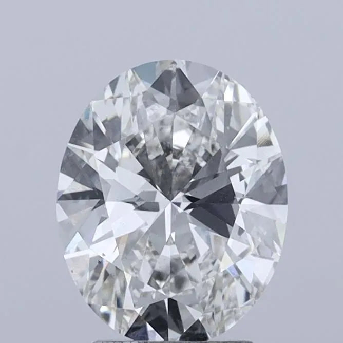 3.00ct Oval Lab Grown Diamond (Colour G, Clarity VS2, IGI Certified)