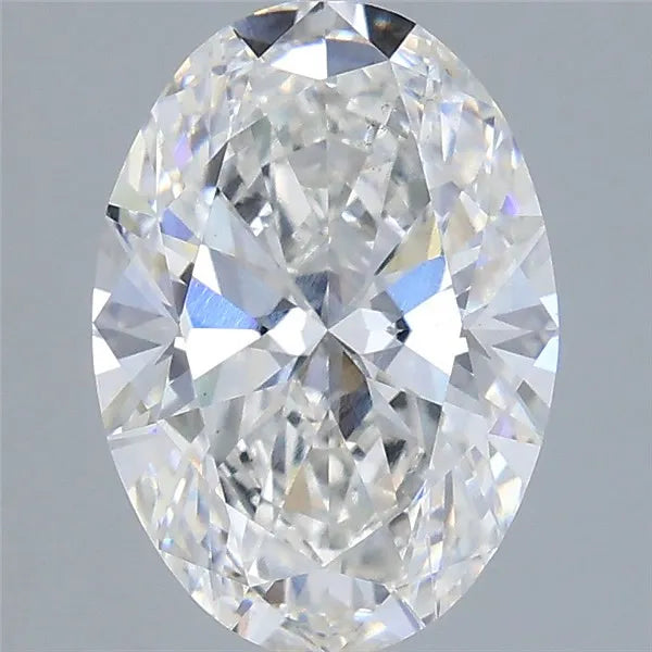 3.00ct Oval Lab Grown Diamond (Colour G, Clarity VS2, IGI Certified)