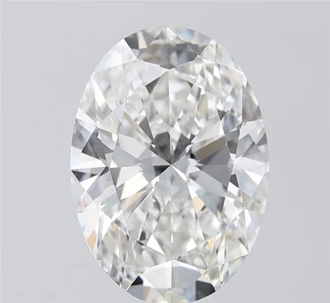 3.00ct Oval Lab Grown Diamond (Colour G, Clarity VVS1, IGI Certified)
