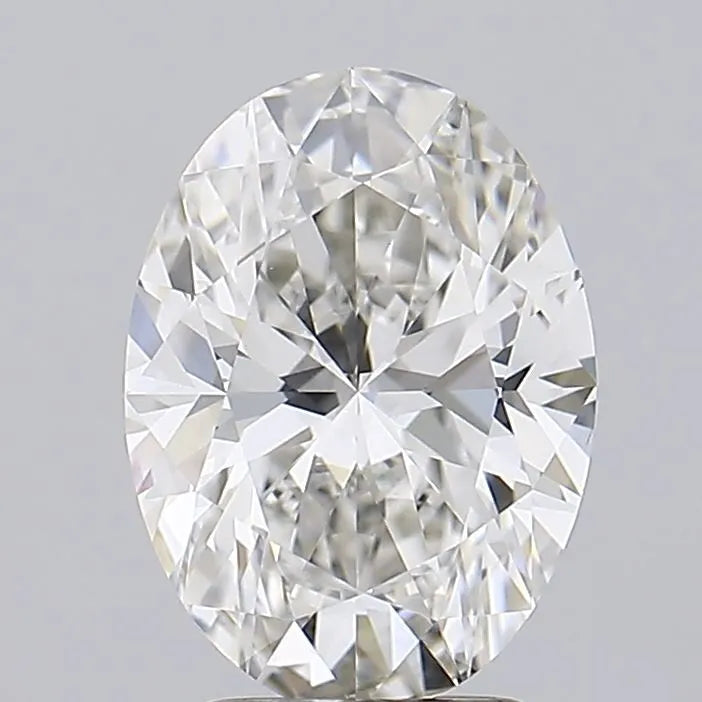 3.00ct Oval Lab Grown Diamond (Colour G, Clarity VVS2, IGI Certified)