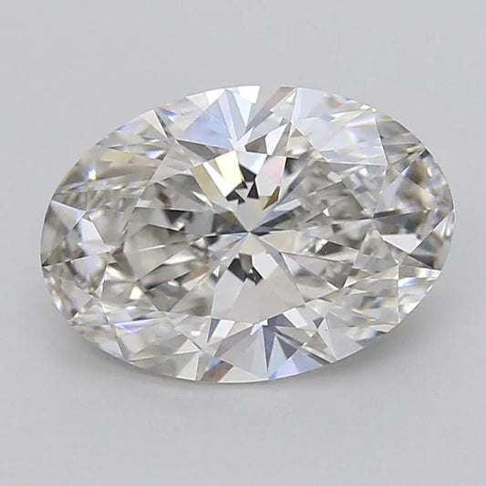 3.00ct Oval Lab Grown Diamond (Colour G, Clarity VVS2, IGI Certified)