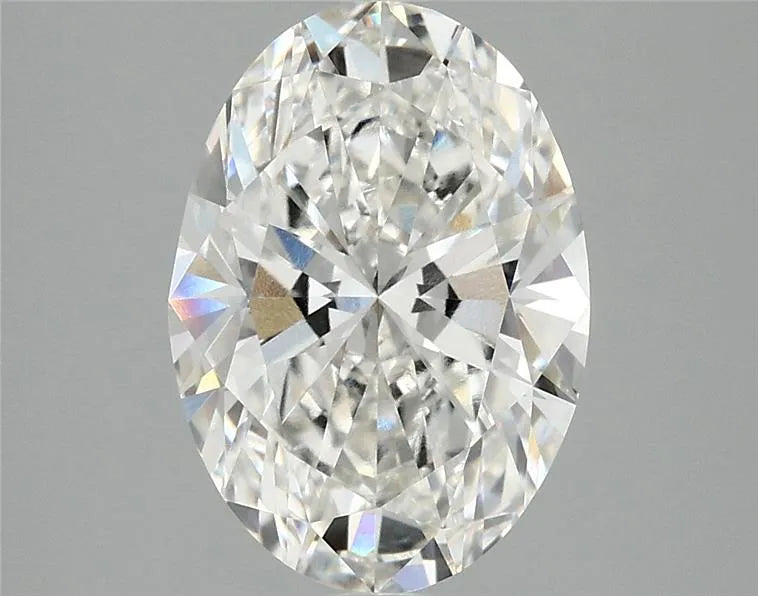 3.00ct Oval Lab Grown Diamond (Colour G, Clarity VVS2, IGI Certified)