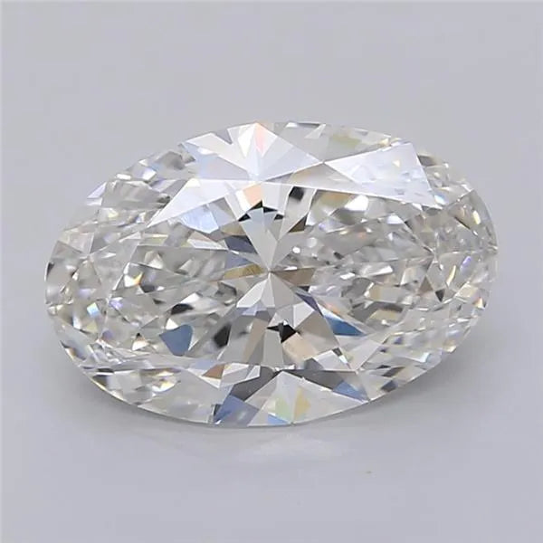 3.00ct Oval Lab Grown Diamond (Colour G, Clarity VVS2, IGI Certified)