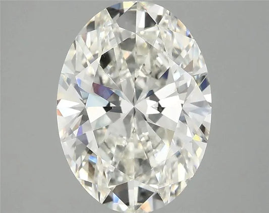 3.00ct Oval Lab Grown Diamond (Colour H, Clarity VVS2, IGI Certified)