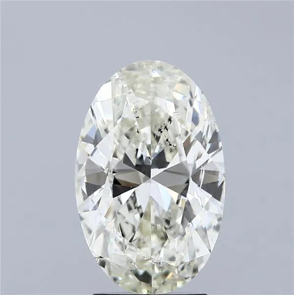 3.00ct Oval Natural Diamond (Colour K, Clarity SI2, Cut VG, IGI Certified)