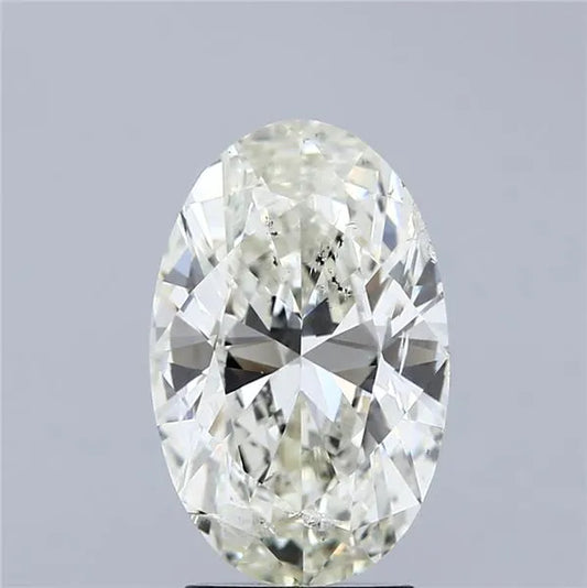3.00ct Oval Natural Diamond (Colour K, Clarity SI2, Cut VG, IGI Certified)