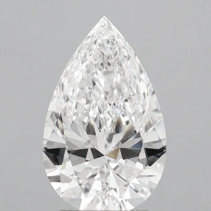 3.00ct Pear Lab Grown Diamond (Colour D, Clarity VVS1, IGI Certified)