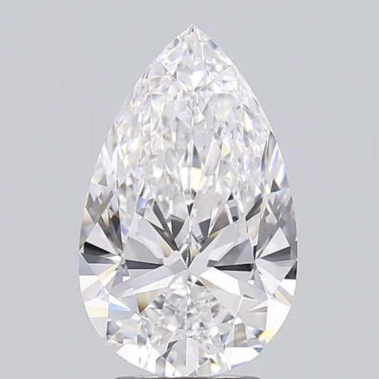 3.00ct Pear Lab Grown Diamond (Colour D, Clarity VVS1, IGI Certified)