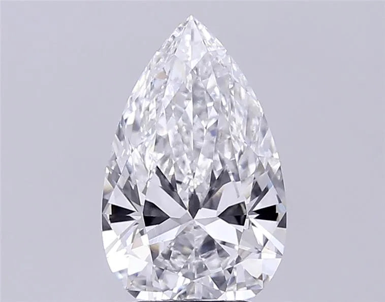 3.00ct Pear Lab Grown Diamond (Colour D, Clarity VVS2, IGI Certified)