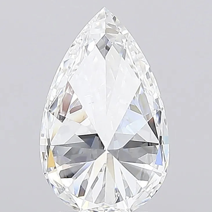 3.00ct Pear Lab Grown Diamond (Colour D, Clarity VVS2, IGI Certified)