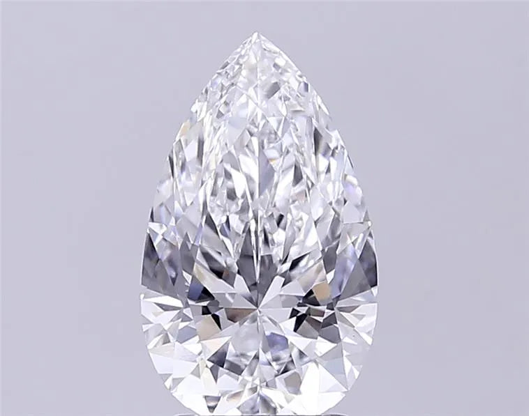 3.00ct Pear Lab Grown Diamond (Colour D, Clarity VVS2, IGI Certified)