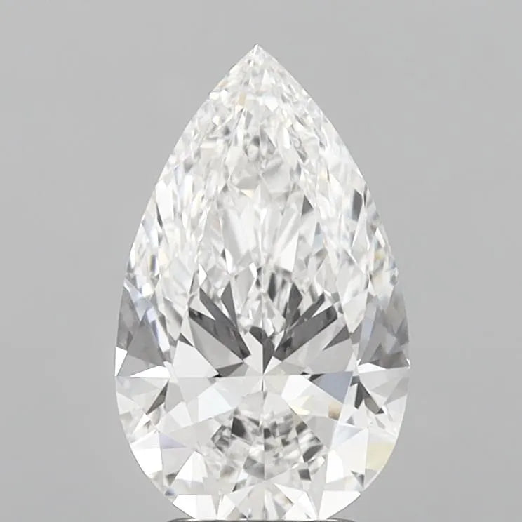 3.00ct Pear Lab Grown Diamond (Colour D, Clarity VVS2, IGI Certified)