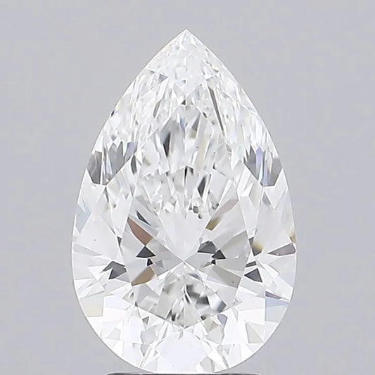 3.00ct Pear Lab Grown Diamond (Colour E, Clarity IF, IGI Certified)