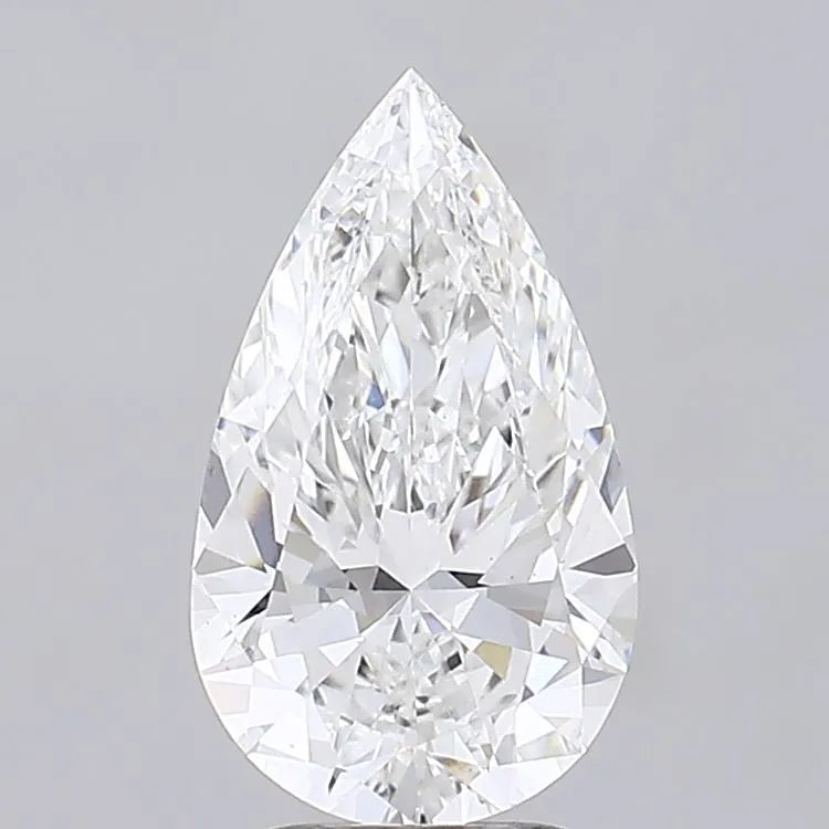 3.00ct Pear Lab Grown Diamond (Colour E, Clarity VS1, IGI Certified)