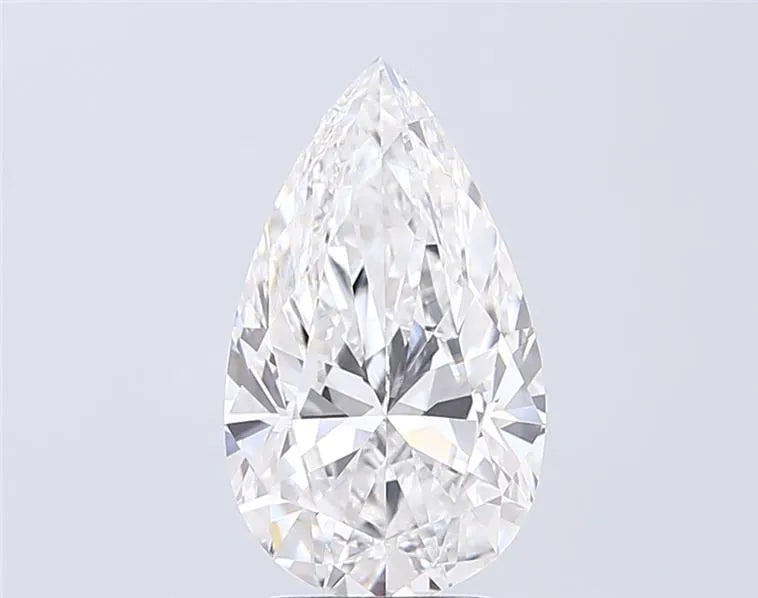 3.00ct Pear Lab Grown Diamond (Colour E, Clarity VVS2, IGI Certified)