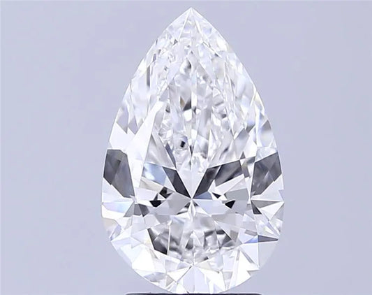 3.00ct Pear Lab Grown Diamond (Colour E, Clarity VVS2, IGI Certified)