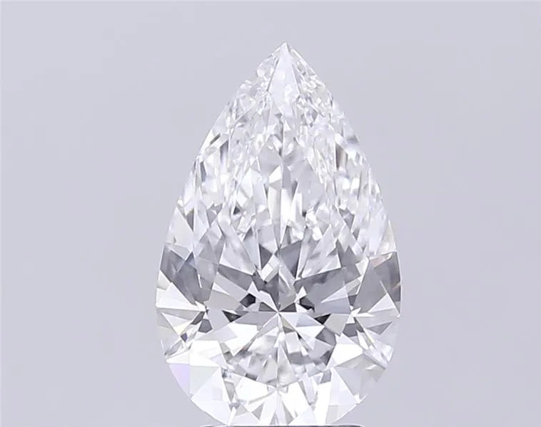 3.00ct Pear Lab Grown Diamond (Colour F, Clarity VVS2, IGI Certified)