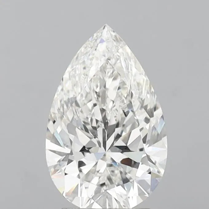 3.00ct Pear Lab Grown Diamond (Colour F, Clarity VVS2, IGI Certified)