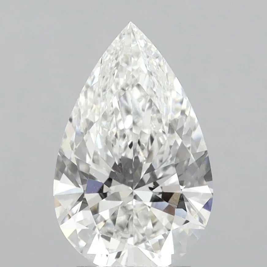 3.00ct Pear Lab Grown Diamond (Colour F, Clarity VVS2, IGI Certified)