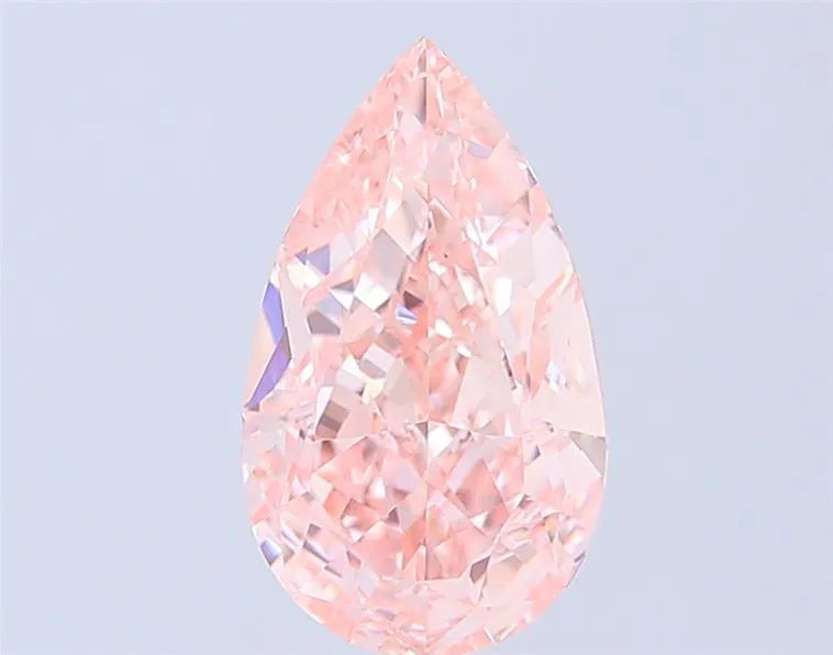 3.00ct Pear Lab Grown Diamond (Colour Fancy Intense Pink, Clarity VS1, IGI Certified)