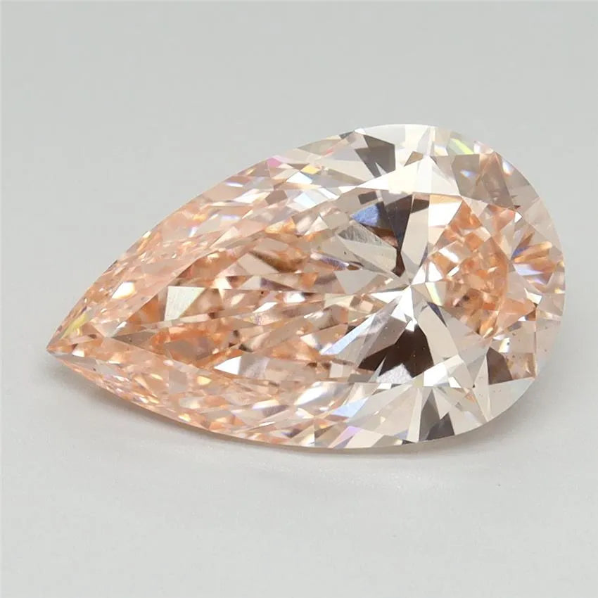 3.00ct Pear Lab Grown Diamond (Colour Fancy Intense Pink, Clarity VS1, IGI Certified)