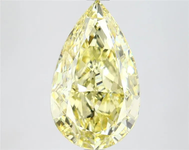 3.00ct Pear Lab Grown Diamond (Colour Fancy Intense Yellow, Clarity VS1, IGI Certified)
