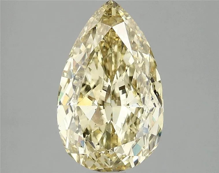 3.00ct Pear Lab Grown Diamond (Colour Fancy Intense Yellow, Clarity VS2, IGI Certified)