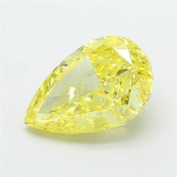 3.00ct Pear Lab Grown Diamond (Colour Fancy Intense Yellow, Clarity VVS2, IGI Certified)