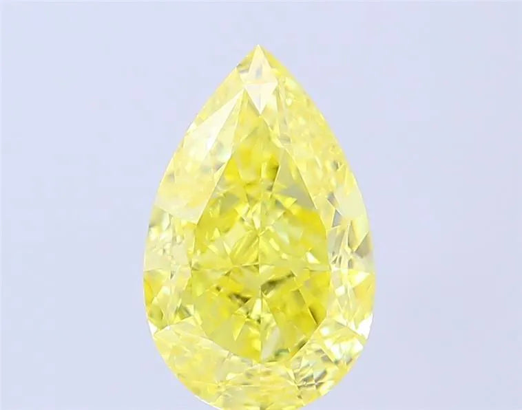 3.00ct Pear Lab Grown Diamond (Colour Fancy Intense Yellow, Clarity VVS2, IGI Certified)