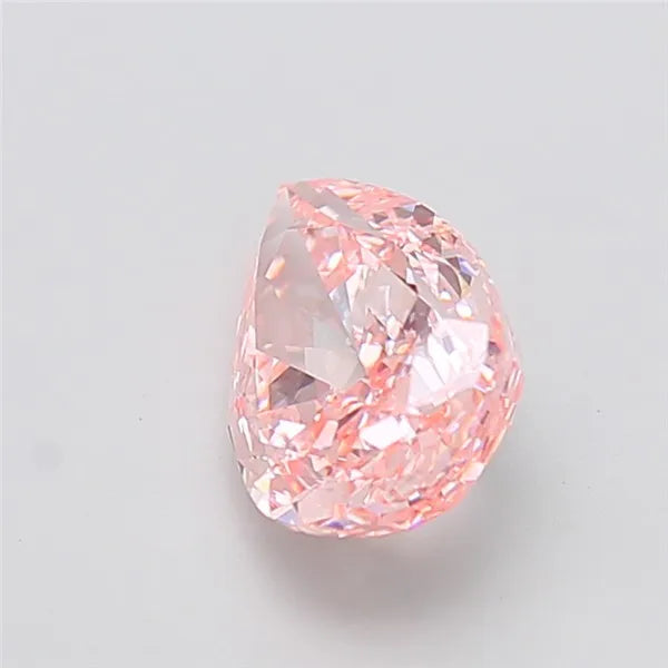 3.00ct Pear Lab Grown Diamond (Colour Fancy Vivid Pink, Clarity VVS2, IGI Certified)
