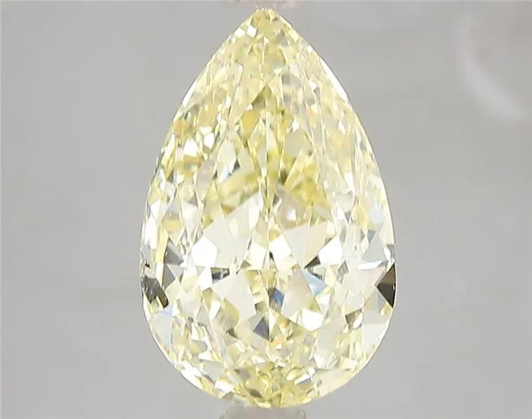 3.00ct Pear Lab Grown Diamond (Colour Fancy Vivid Yellow, Clarity VS1, IGI Certified)