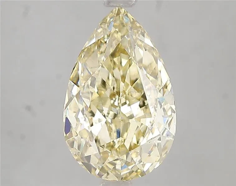 3.00ct Pear Lab Grown Diamond (Colour Fancy Yellow, Clarity SI1, IGI Certified)