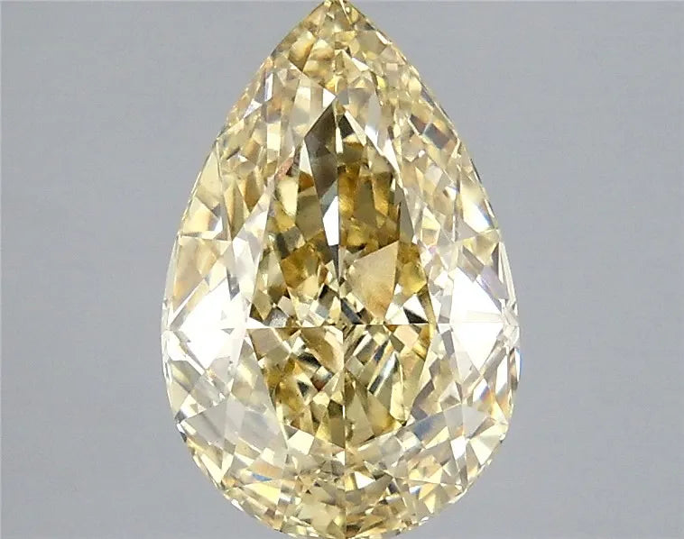 3.00ct Pear Lab Grown Diamond (Colour Fancy Yellow, Clarity VS1, IGI Certified)