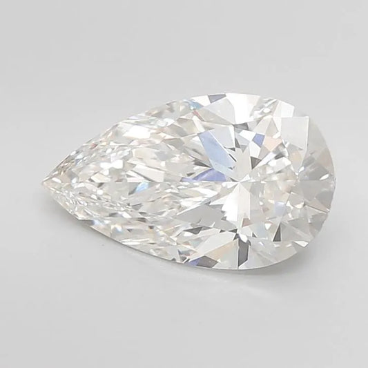 3.00ct Pear Lab Grown Diamond (Colour G, Clarity VS1, IGI Certified)