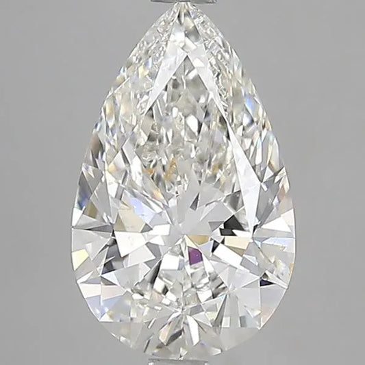 3.00ct Pear Lab Grown Diamond (Colour G, Clarity VVS2, IGI Certified)
