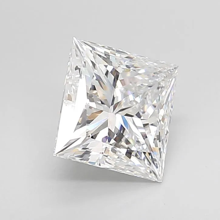 3.00ct Princess Lab Grown Diamond (Colour D, Clarity VVS2, Cut EX, IGI Certified)