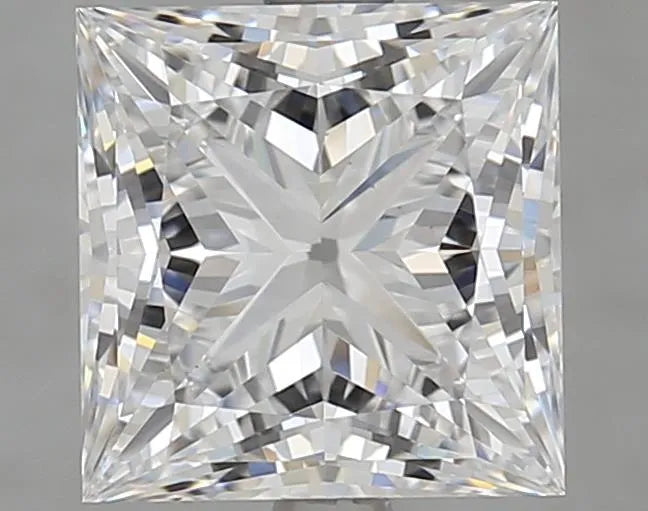 3.00ct Princess Lab Grown Diamond (Colour D, Clarity VVS2, GIA Certified)