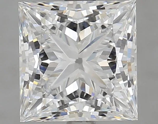 3.00ct Princess Lab Grown Diamond (Colour D, Clarity VVS2, GIA Certified)