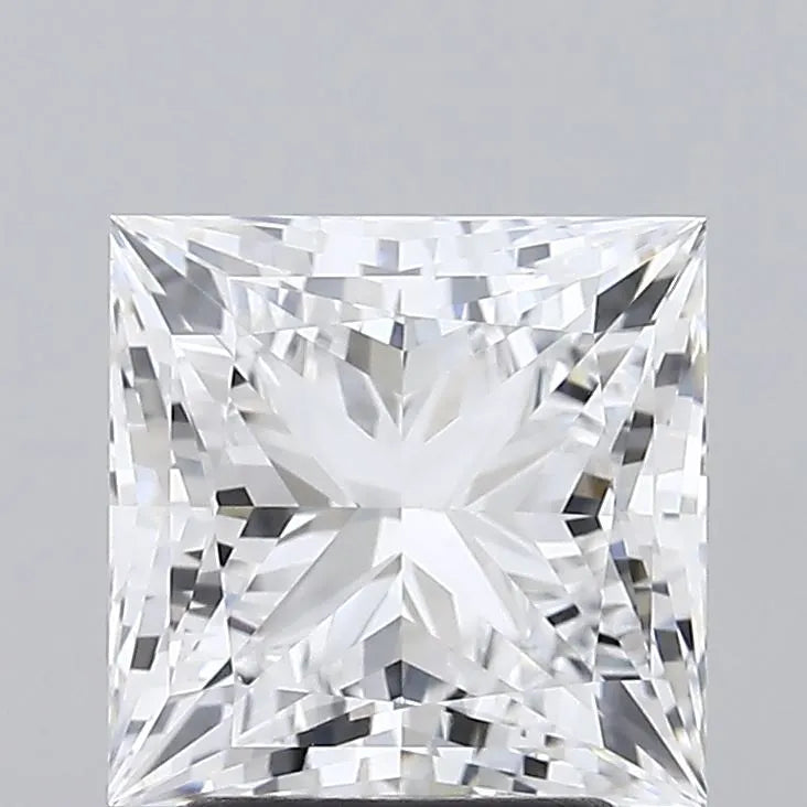 3.00ct Princess Lab Grown Diamond (Colour D, Clarity VVS2, IGI Certified)