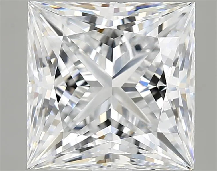 3.00ct Princess Lab Grown Diamond (Colour E, Clarity IF, IGI Certified)