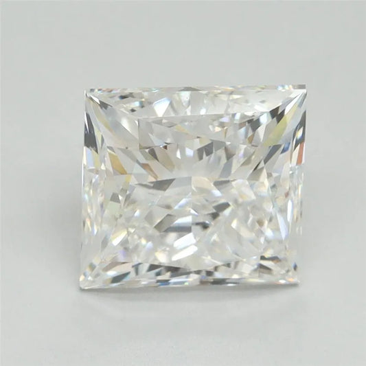 3.00ct Princess Lab Grown Diamond (Colour E, Clarity VVS2, IGI Certified)